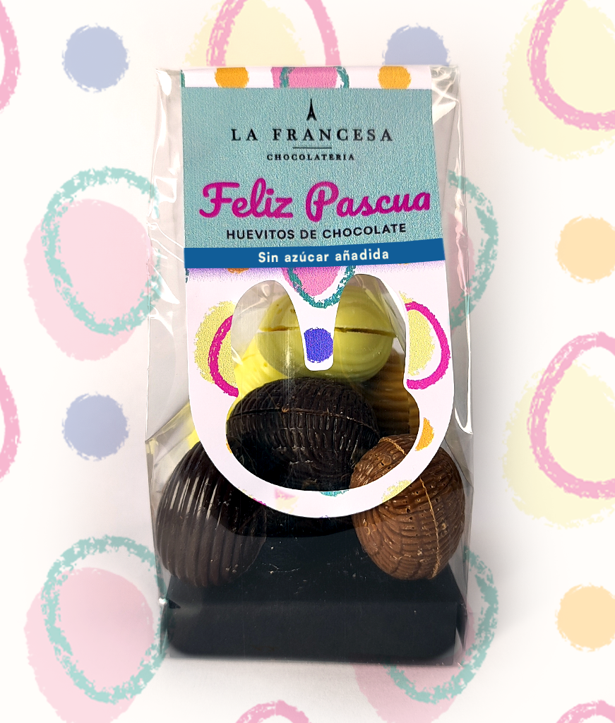 La Focaccia - Huevitos de Pascua Sin azúcar 100 gramos