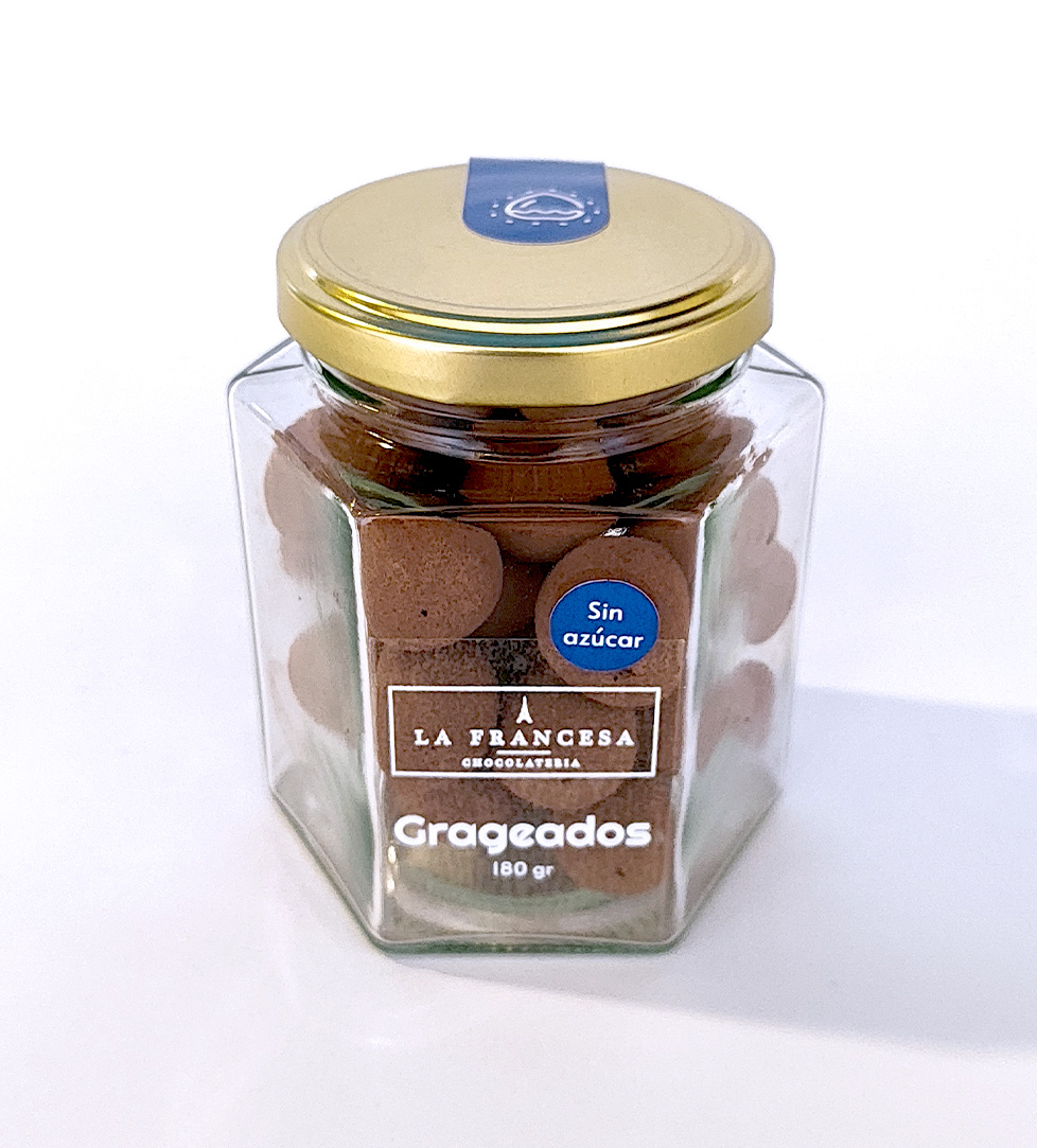 La Focaccia - Grageados Avellana leche cacao sin azúcar